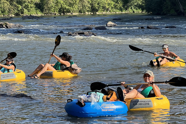 Try and keep up on Finally Friday Float. Must be off the river by 8pm.