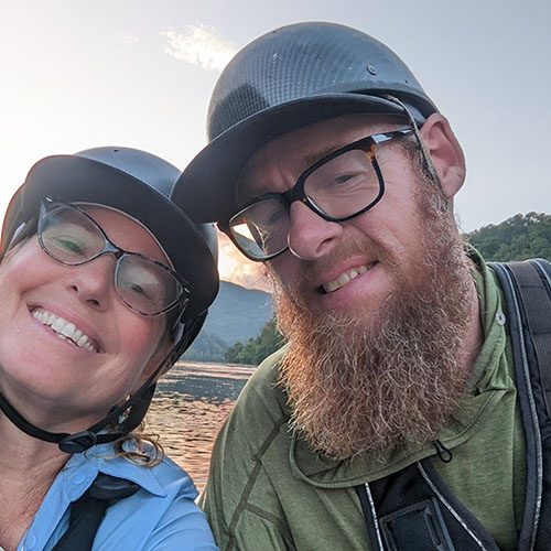 Jim and Lindsay, Mad Co Tubing Owners